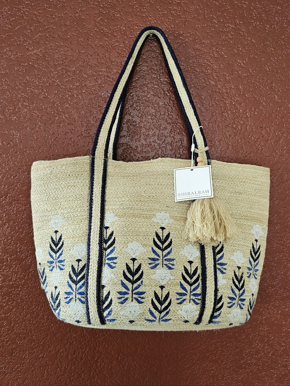 Shiraleah Natural Straw Tote - Picture 2 of 10